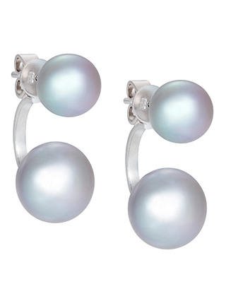 Claudia Bradby Double Pearl Stud Earrings