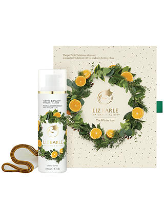 Liz Earle The Winter Icon Cleanse & Polish™  Hot Cloth Cleanser Sweet Orange & Clove Skincare Gift Set
