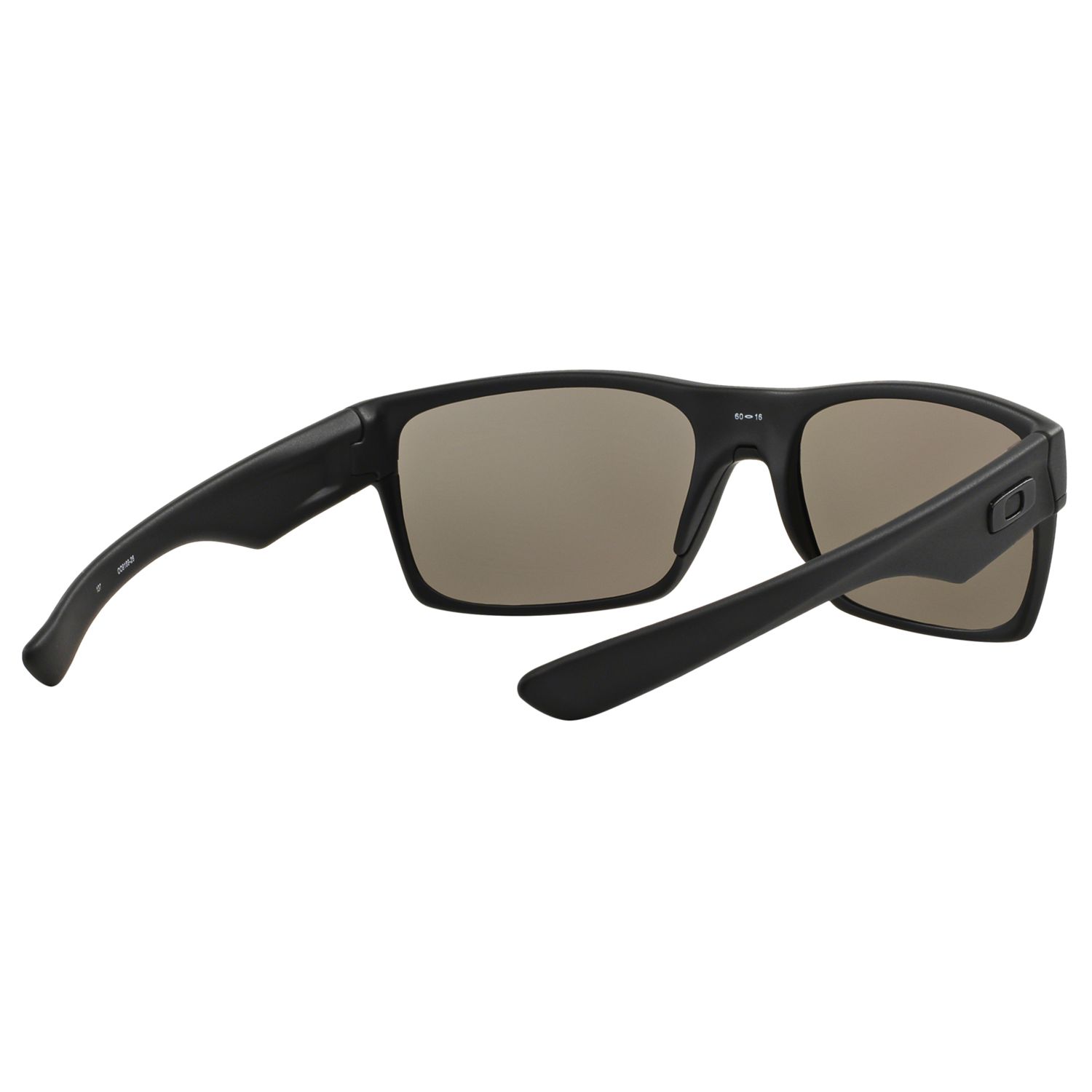 Oakley OO9189 Two Face Prizm Daily Polarised Square Sunglasses, Matte Black/Grey Mirror