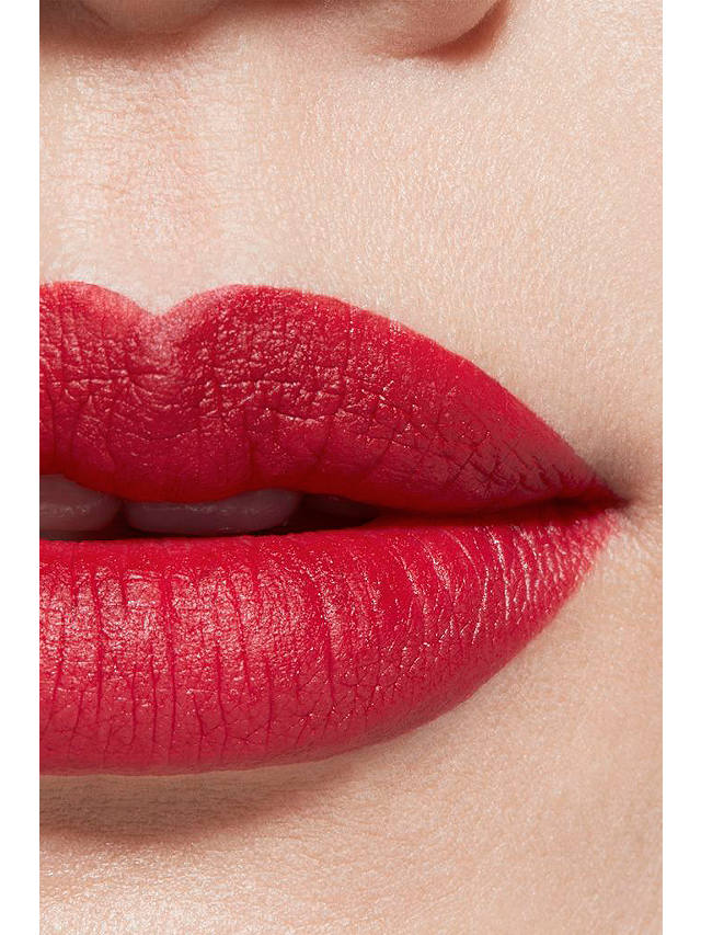CHANEL Rouge Allure Velvet Luminous Matte Lip Colour, 56 Rouge Charnel at  John Lewis & Partners