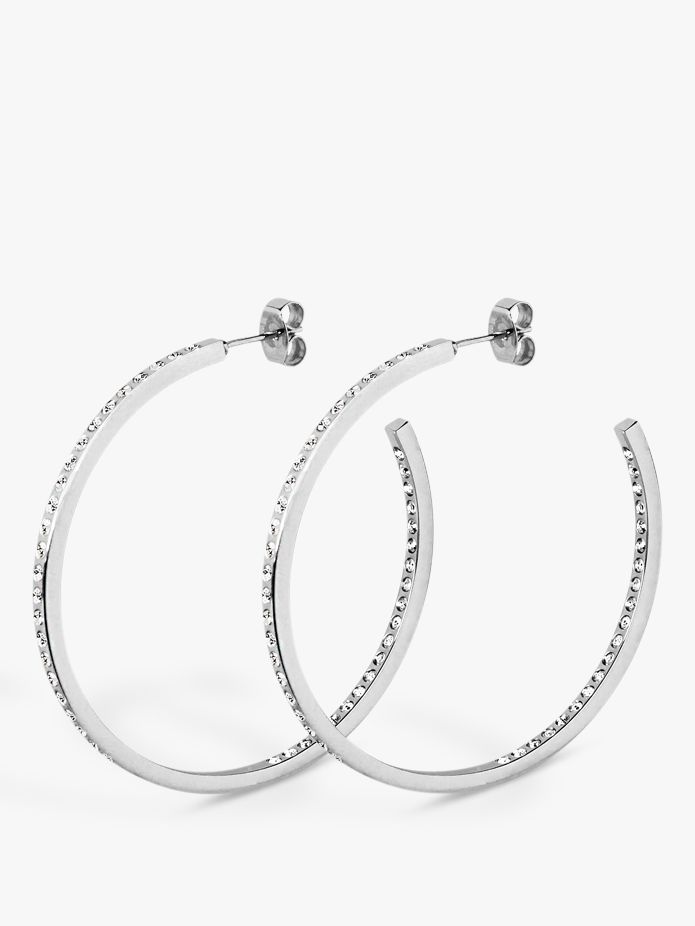 DYRBERG/KERN Crystal Hoop Earrings