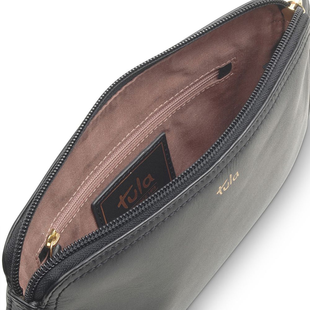 Tula Smooth Originals Leather Cross Body Zip Bag at John Lewis & Partners