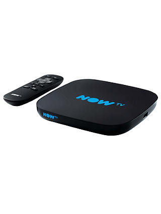 NOW TV Smart TV Box with Pause & Rewind, with 4 Month Movies Pass, Black