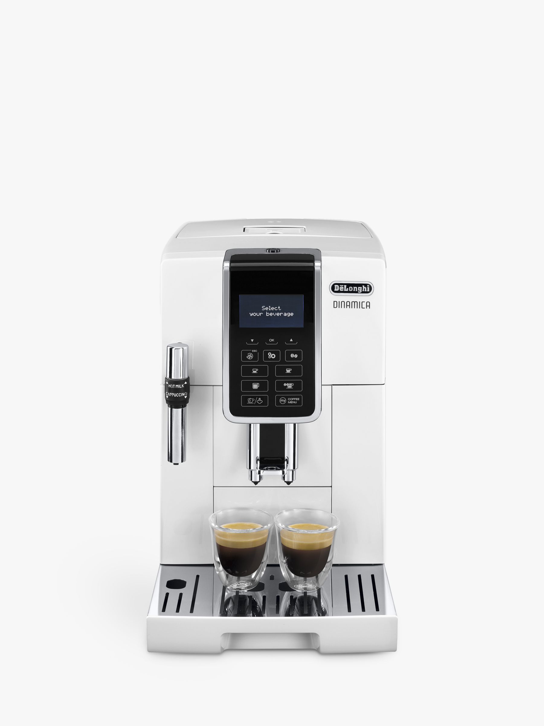 De’Longhi ECAM350.35.W Dinamica Bean-to-Cup Coffee Machine, White