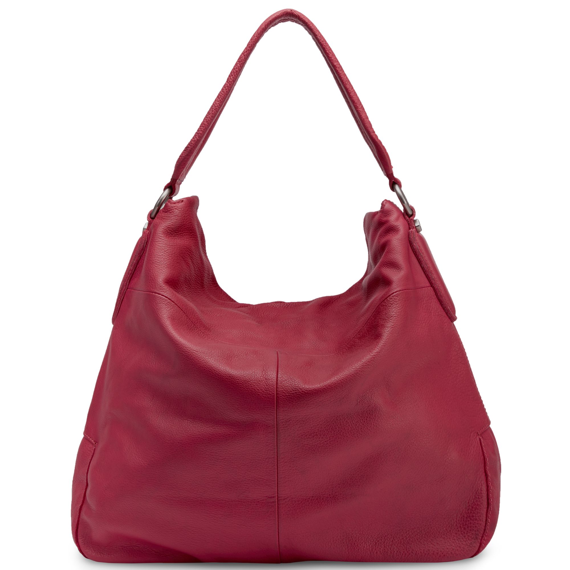 Liebeskind Yokohama Double Leather Hobo Bag, Cherry Blossom Red