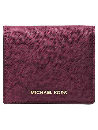 MICHAEL Michael Kors Jet Set Travel Carryall Leather Card Case