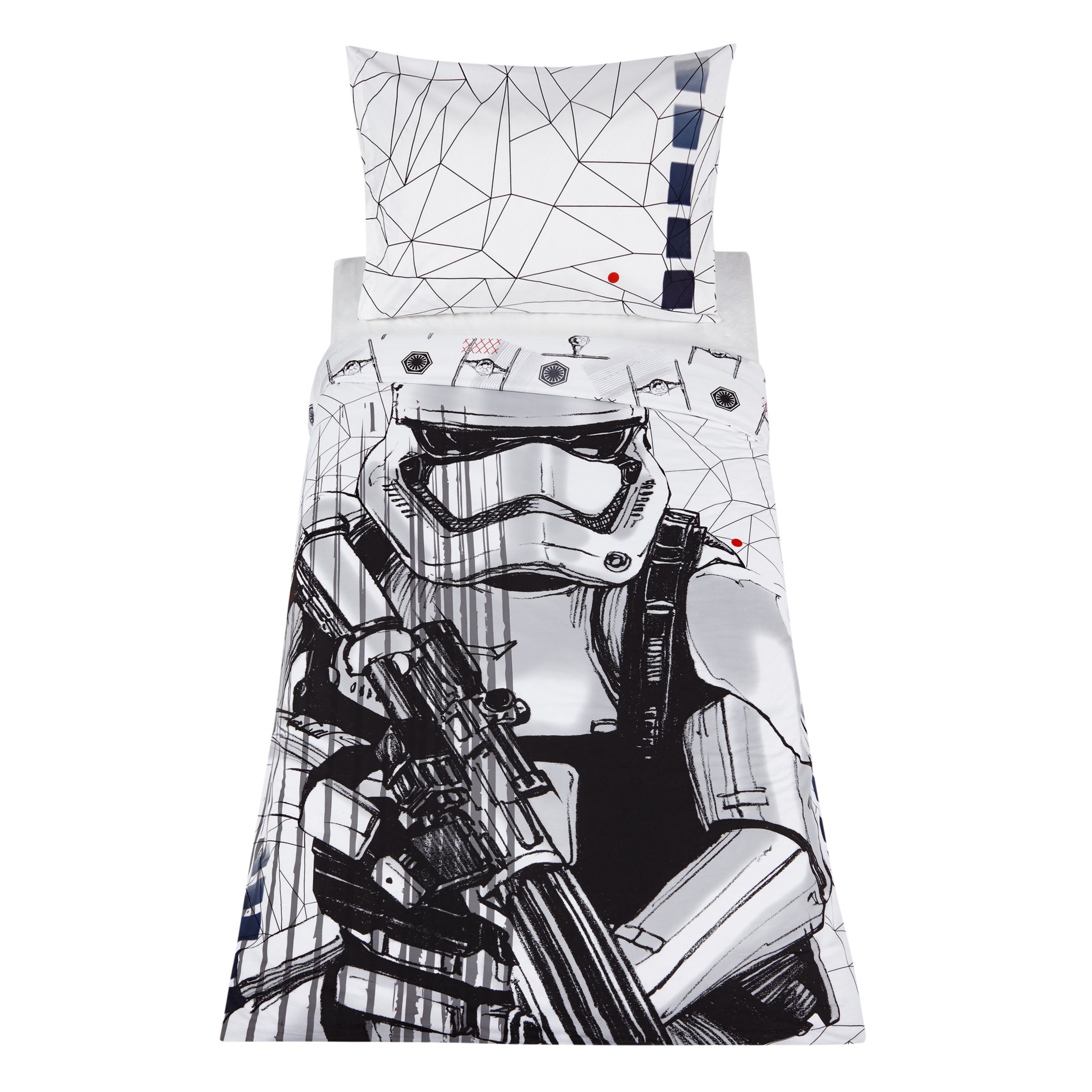 Disney Star Wars Stormtrooper Duvet Cover And Pillowcase Set