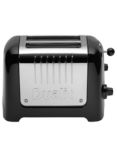 Dualit Lite 2-Slice Toaster with Warming Rack, Black