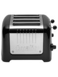 Dualit Lite 4-Slice Toaster with Warming Rack, Gloss Black