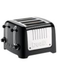 Dualit Lite 4-Slice Toaster with Warming Rack, Gloss Black