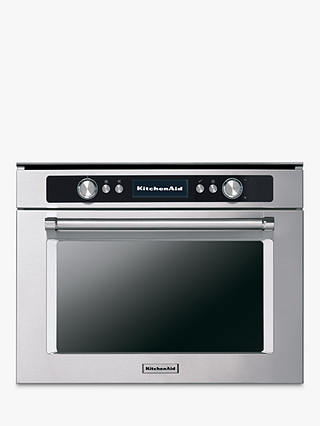 KitchenAid KMQCX45600 Built-in Multifunction Microwave Oven, Stainless Steel