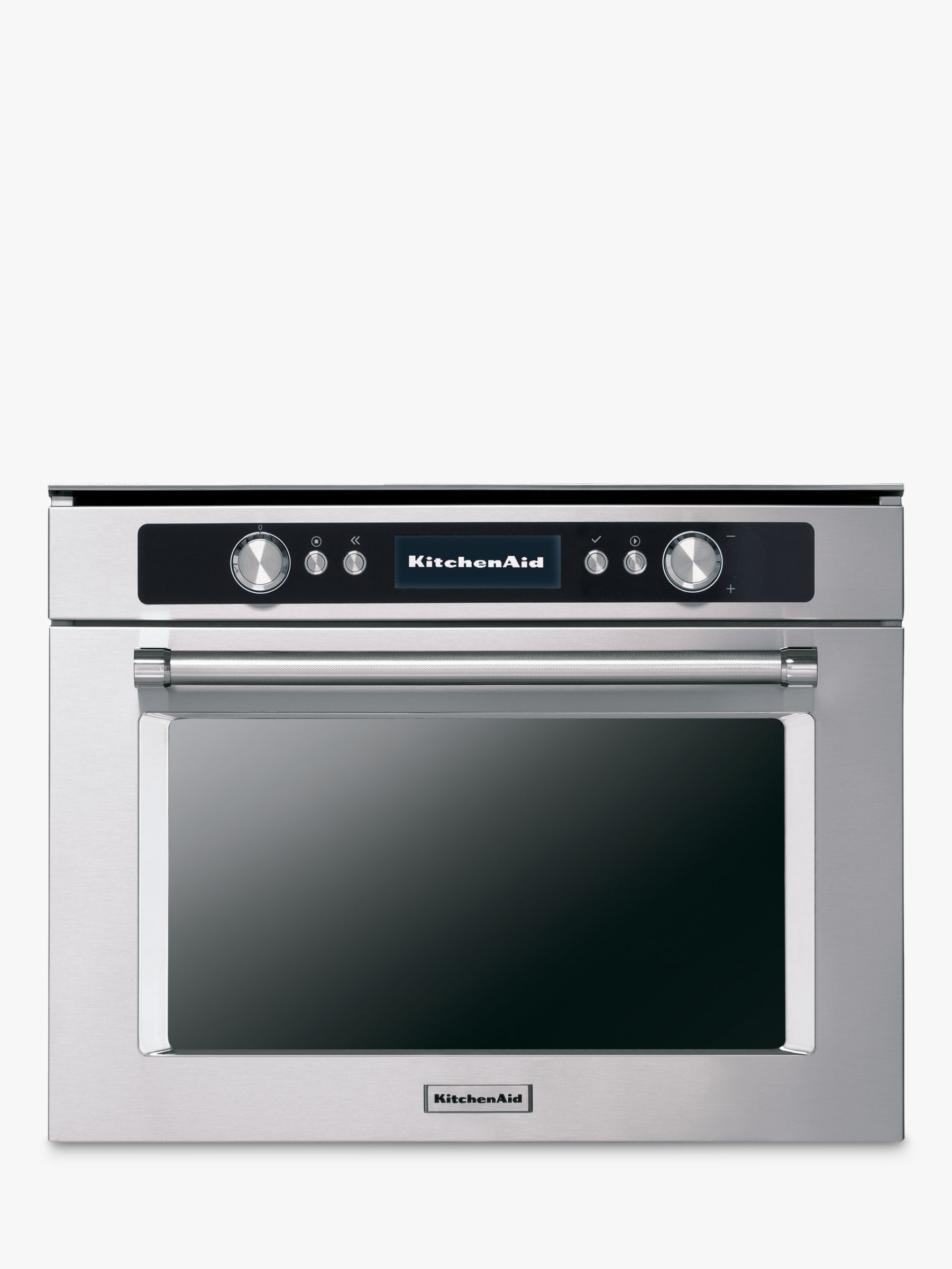 KitchenAid KOQCX45600 Built-In Multifunction Single Oven, Stainless Steel