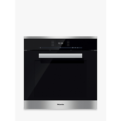 Miele DGC6660XXL Multifunction Single Oven with Steam, Clean Steel