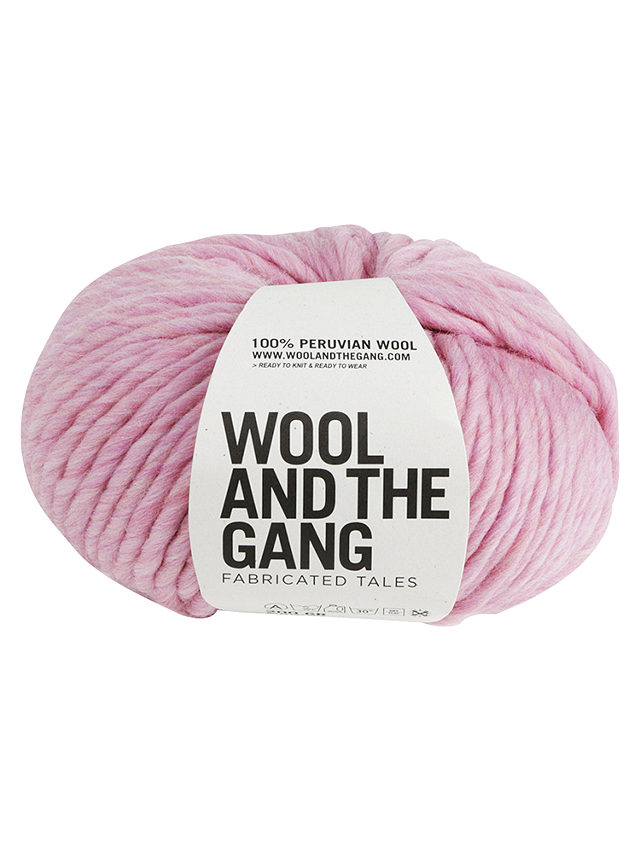 Wool And The Gang Crazy Sexy Super Chunky Yarn, 200g, Pink Lemonade