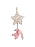 Jellycat Blossom Bunny Musical Pull Soft Toy, Pink
