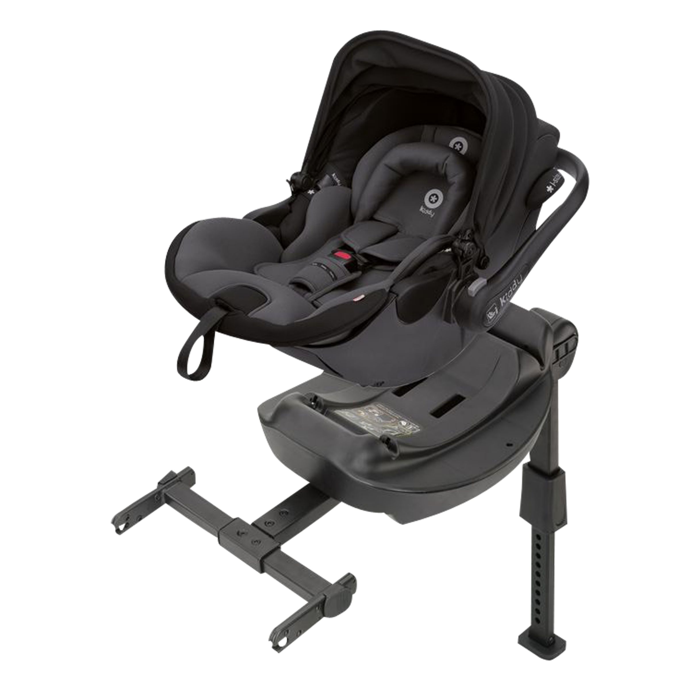 Kiddy Evoluna i-Size Group 0+ Baby Car Seat, Racing Black