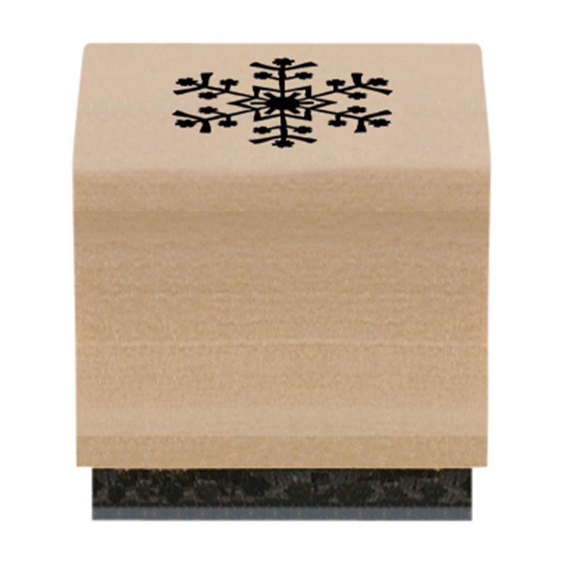 East of India Rubber Snowflake Stamp