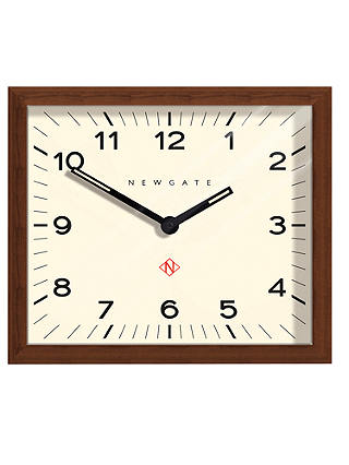 Newgate Clocks Mr Davies Wooden Wall Clock, Natural