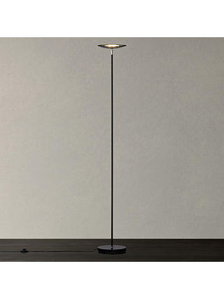 John Lewis & Partners Kirk LED Uplighter Floor Lamp, Black