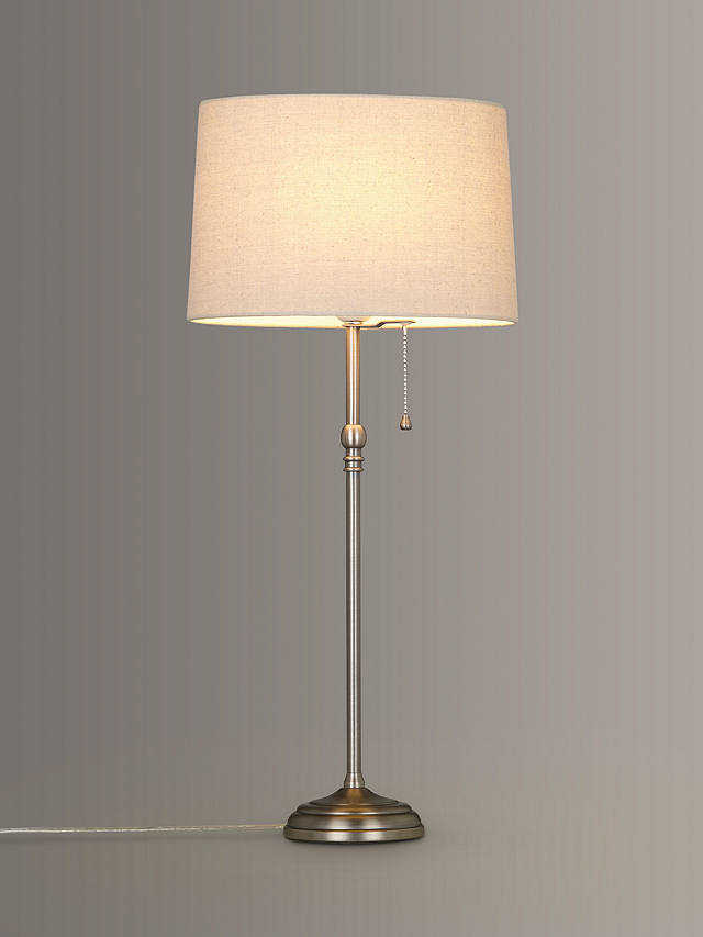 John Lewis & Partners Isabel Tall Table Lamp, Pewter