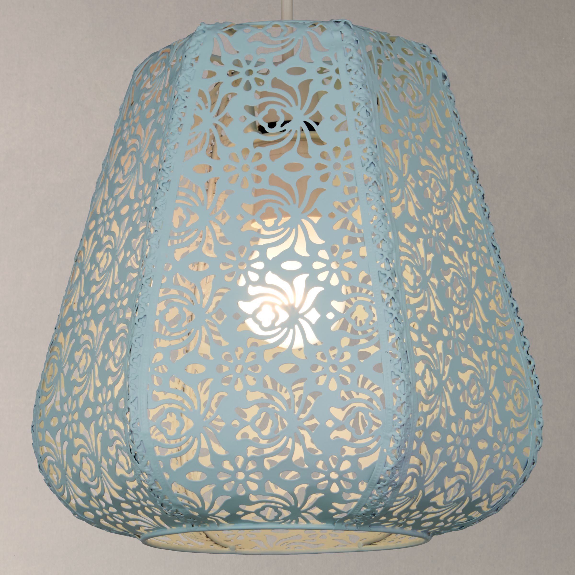John Lewis Partners Easy To Fit Rosanna Ceiling Pendant Shade Blue