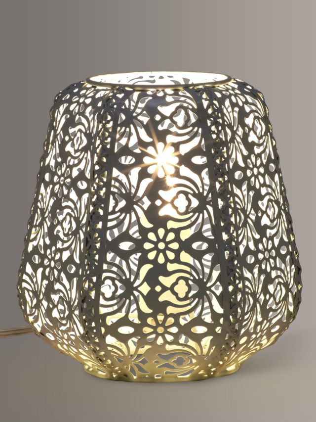 Fretwork deals table lamp