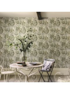 Sanderson Waterperry Wallpaper, Willow / Olive DWAP216283