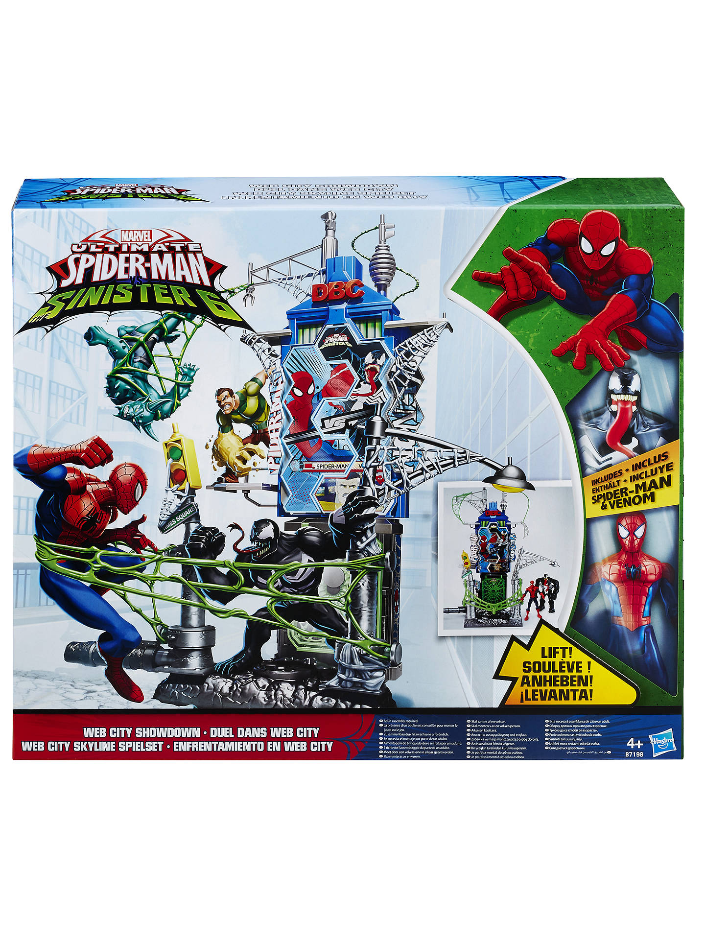 Marvel Ultimate SpiderMan Web City Showdown Playset at