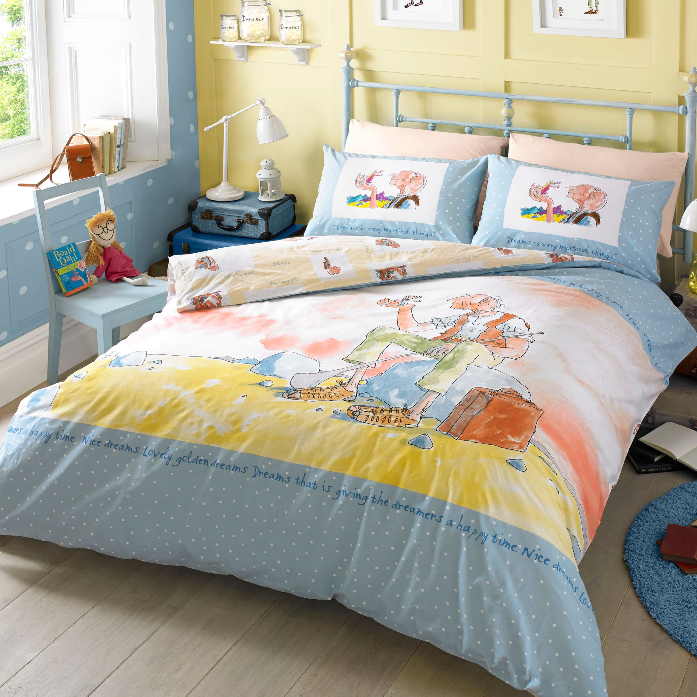 Roald Dahl Big Friendly Giant Duvet Cover And Pillowcase Set