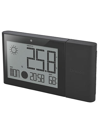 Oregon Scientific Alize Weather Station Advanced Clock, Black