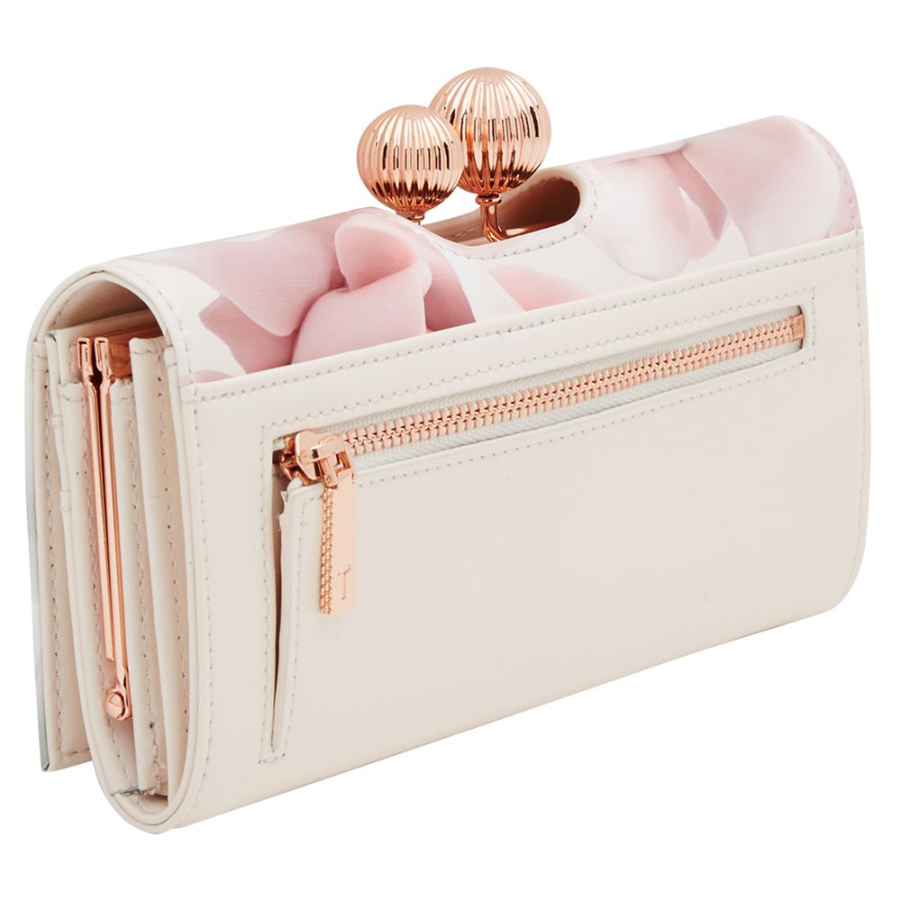 Ted Baker Idella Porcelain Rose Leather Matinee Purse, Nude Pink