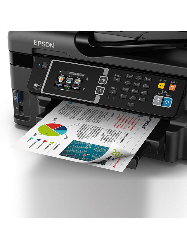 Epson WorkForce WF-3620 Wireless Printer, Black