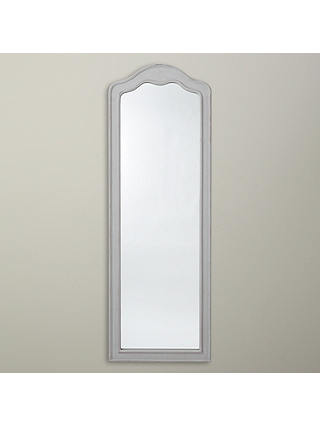 John Lewis & Partners Painted Shaped Full Length Mirror, Grey, 141 x 49cm