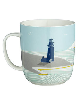 John Lewis & Partners Coastal Light House Mug