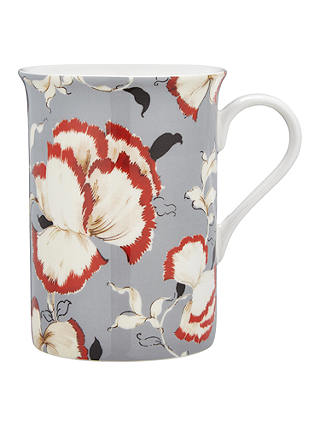 John Lewis & Partners Country Archive Flower Mug, Red / White
