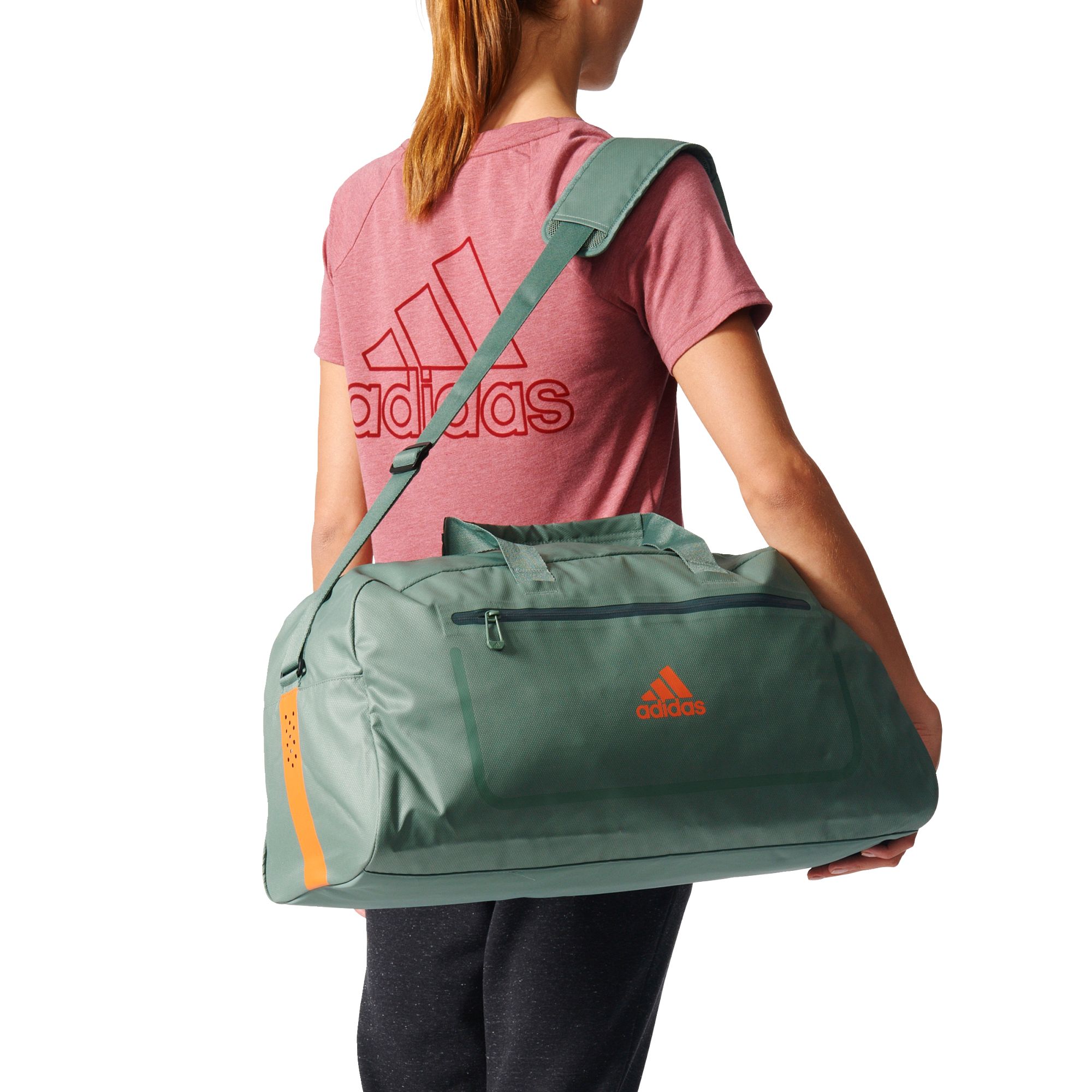 Adidas Climacool Teambag, Medium, Green at John Lewis \u0026 Partners