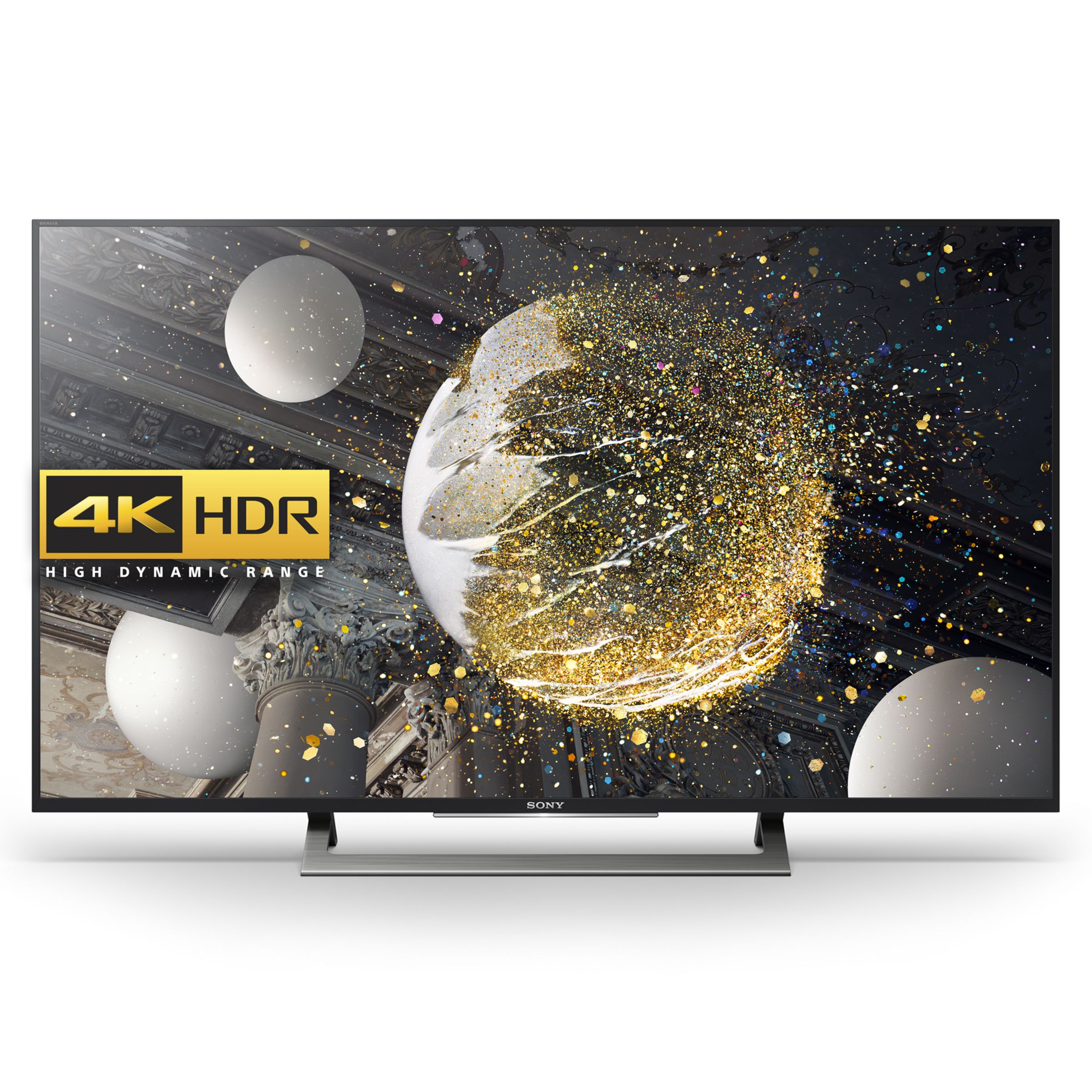 Sony Bravia 49XD8077/8099 LED HDR 4K Ultra HD Android TV, 49" With Youview/Freeview HD & Silver Slate Design