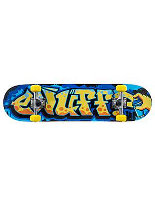 Enuff Graffiti Skateboard, Orange/Blue