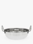 John Lewis & Partners Stainless Steel Balti Dish, 20cm
