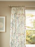 John Lewis Longstock Print Pair Lined Pencil Pleat Curtains, Multi