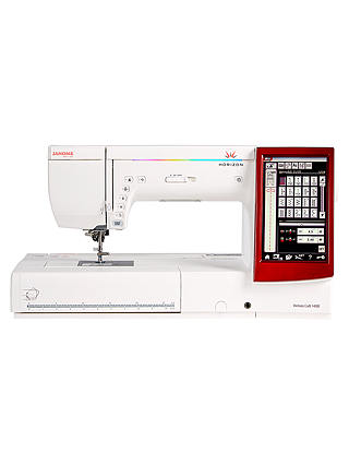 Janome Memory Craft 14000 Sewing Machine, White