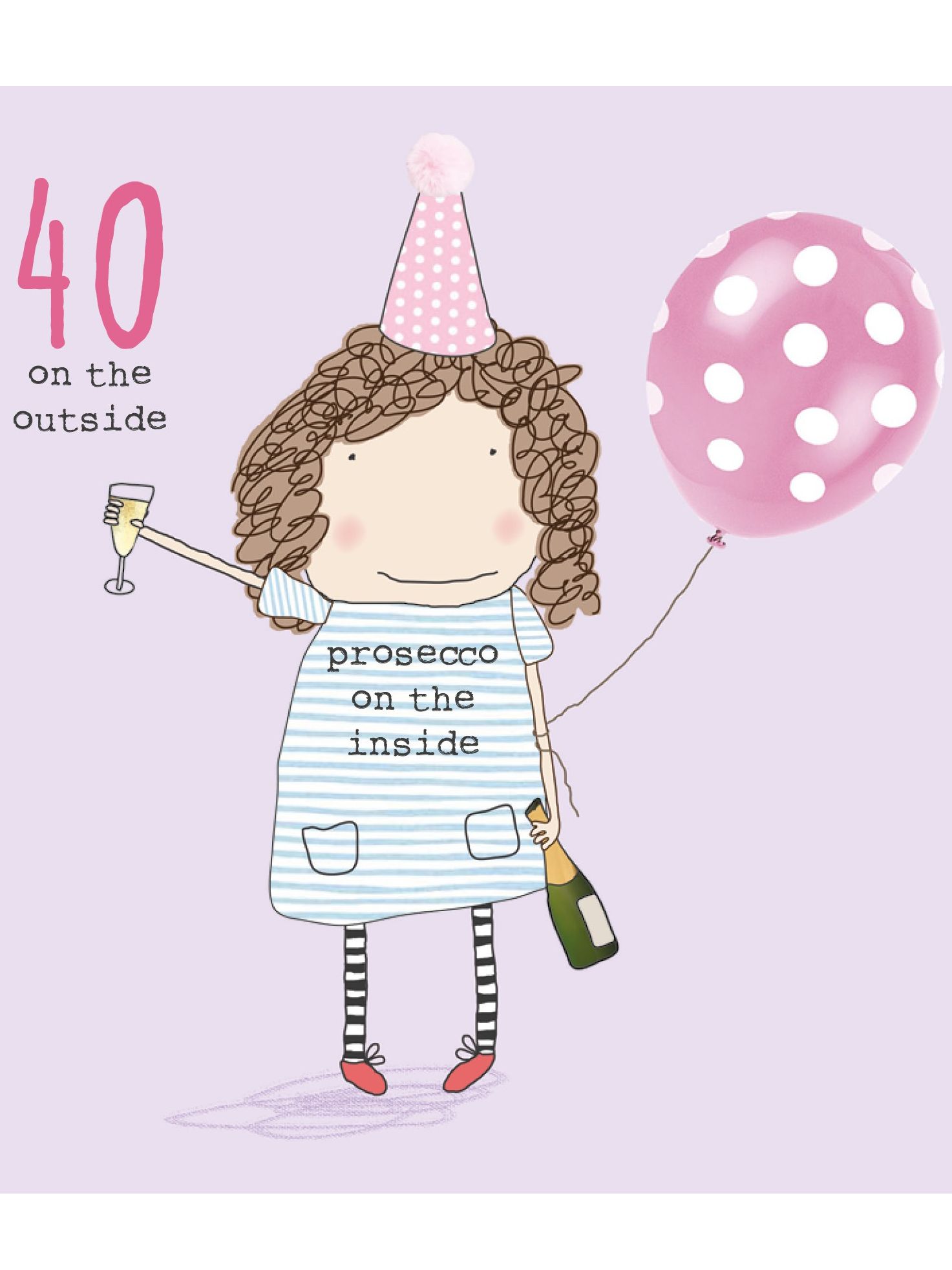 Rosie Made A Thing 40th Birthday Card