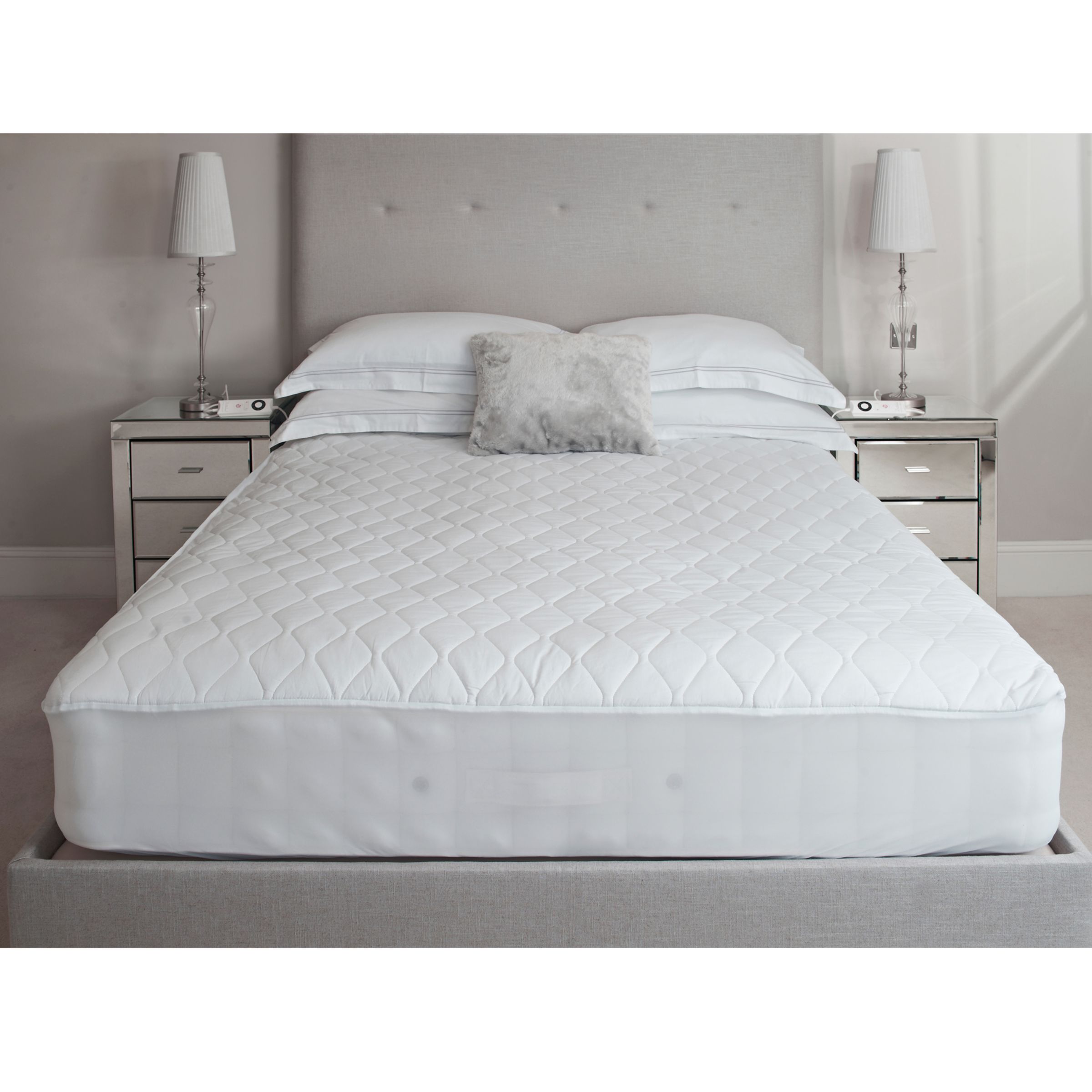 Dreamland Sleepwell Dual Control Heated Mattress Protector ...