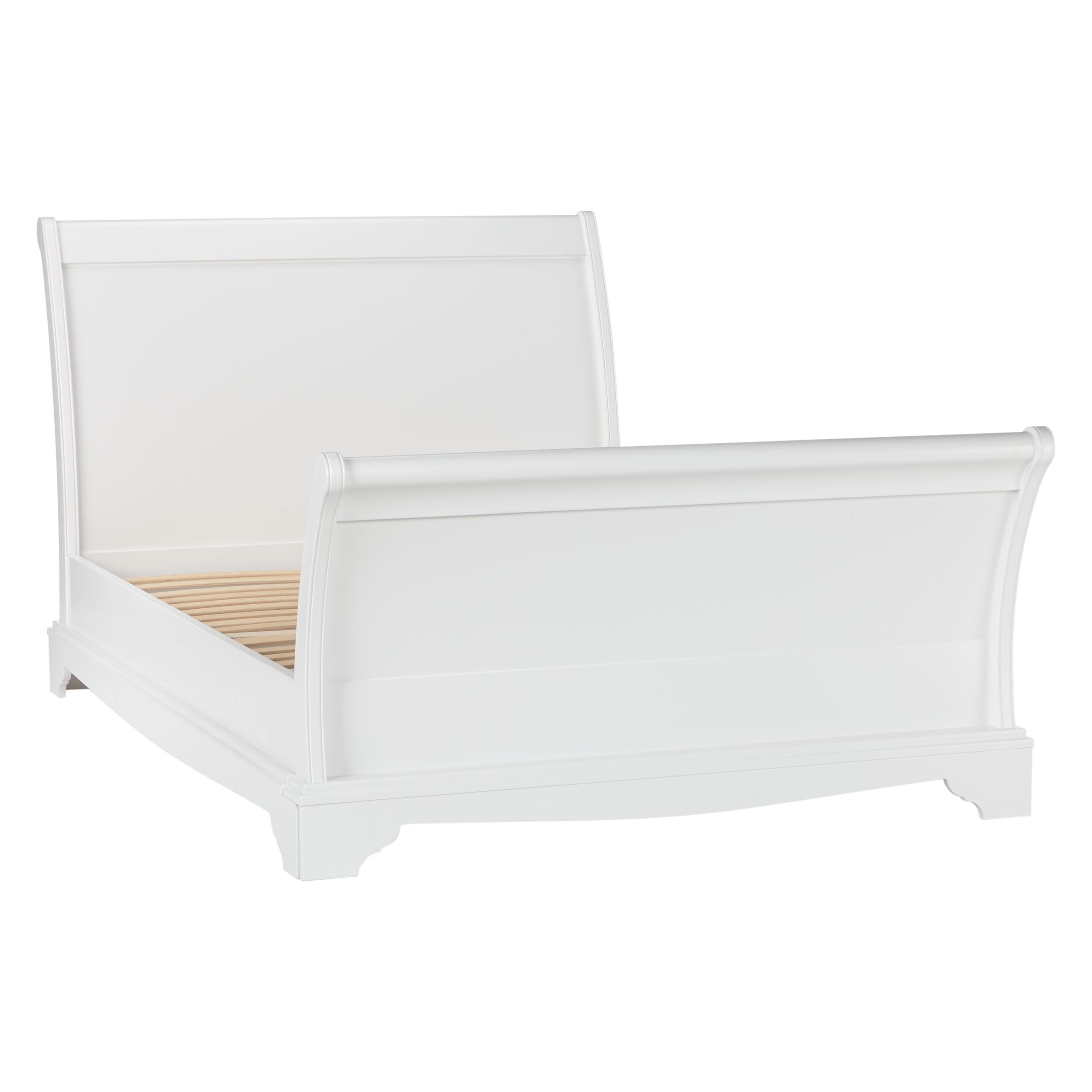 John Lewis St Ives High End Sleigh Bed Frame, King Size at John Lewis