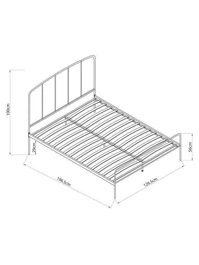 Small double bed frame 2024 john lewis