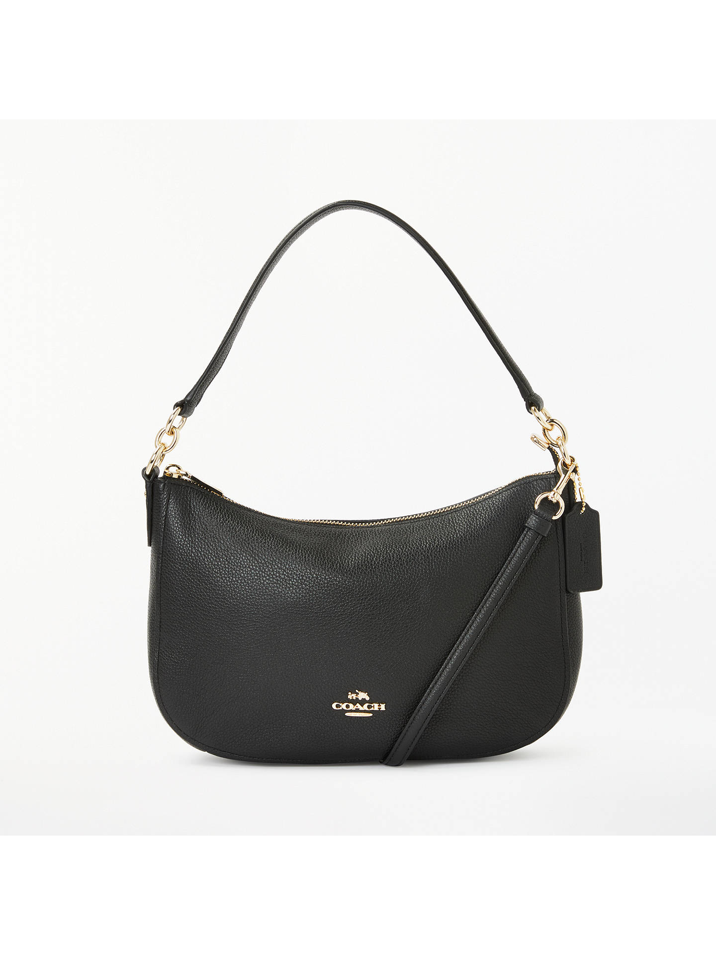 Coach Chelsea Polished Pebble Leather Cross Body Bag at John Lewis & Partners