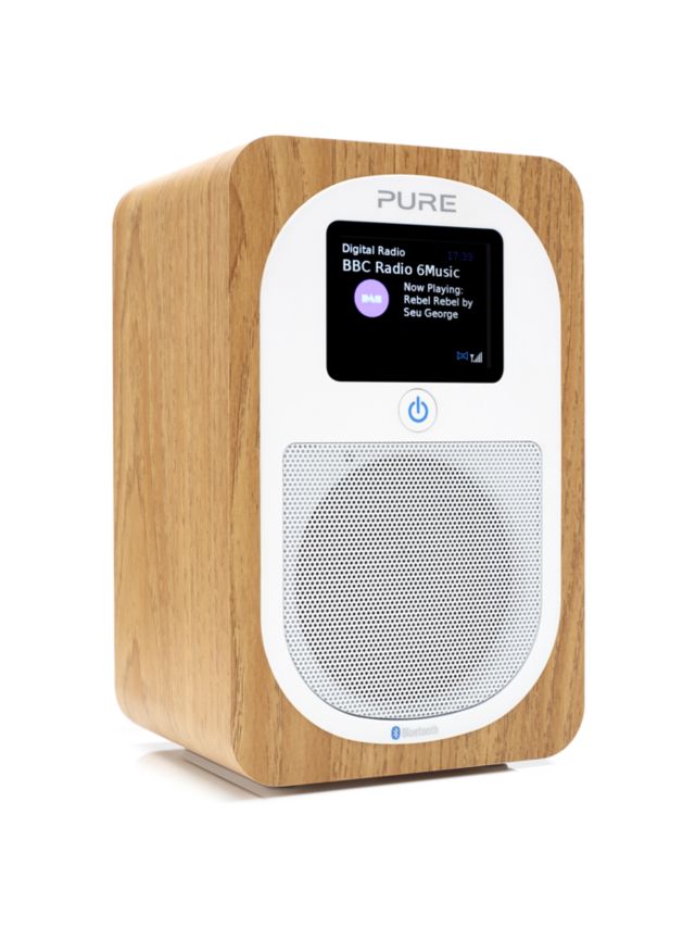 Pure Evoke H3 DAB/DAB+/FM Bluetooth Radio, Oak