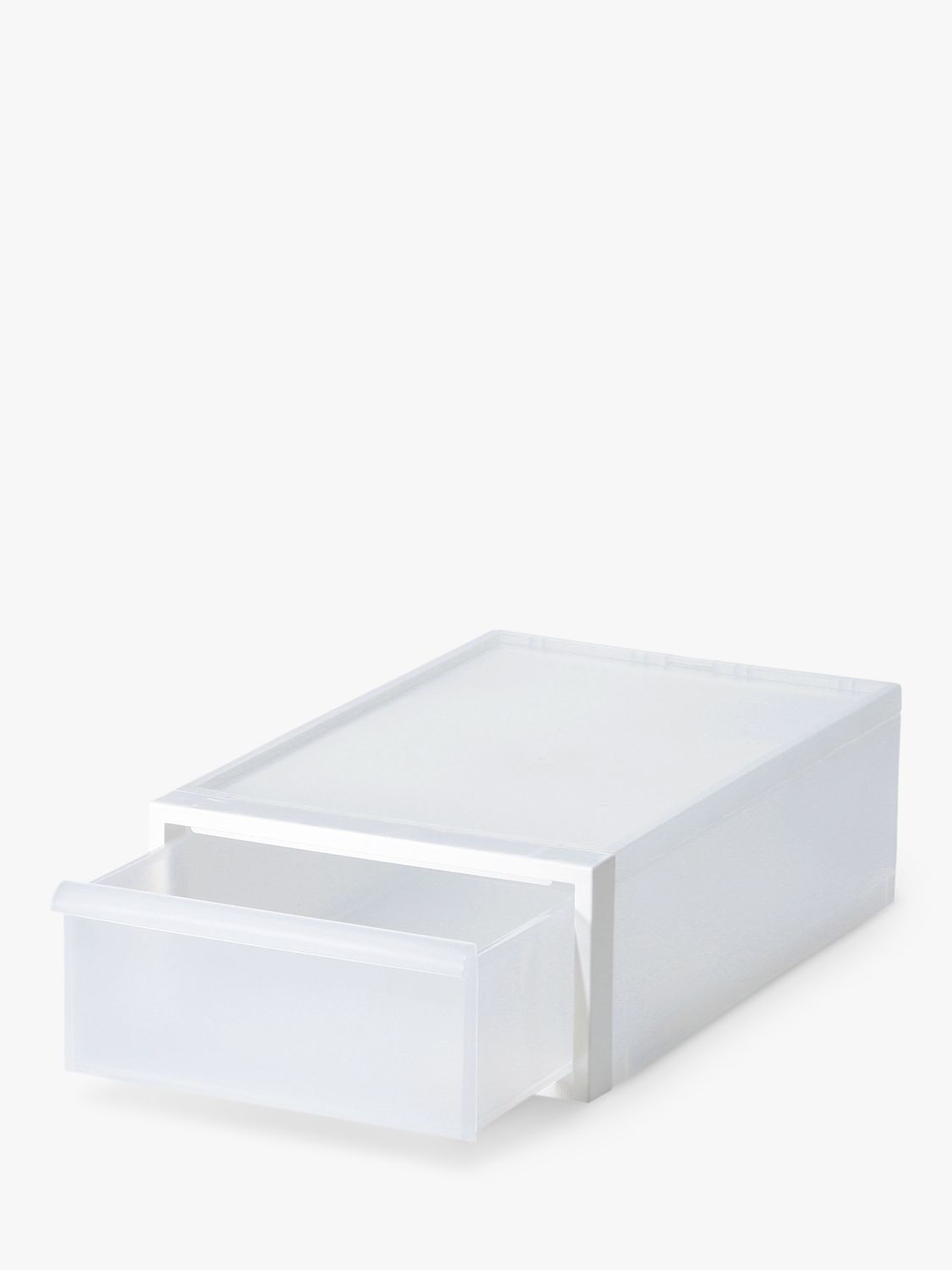 Like-it Stacking Plastic Storage Drawer, H16cm, Clear