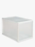 Like-it Stacking Plastic Storage Drawer, H31cm, Clear