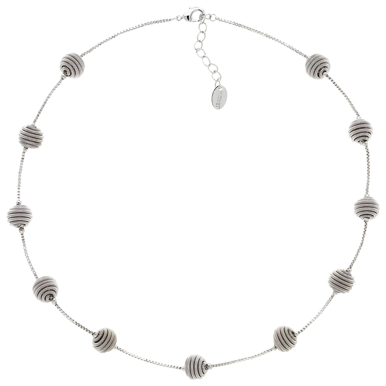 Monet Spiral Ball Collar Necklace